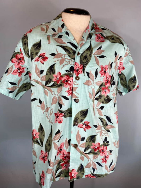 Lorelei’s Vintage Jungle Cove Aloha Shirt – Men’s Tiki Hawaiian Shirt – Bamboo Garden - Lorelei's Vintage