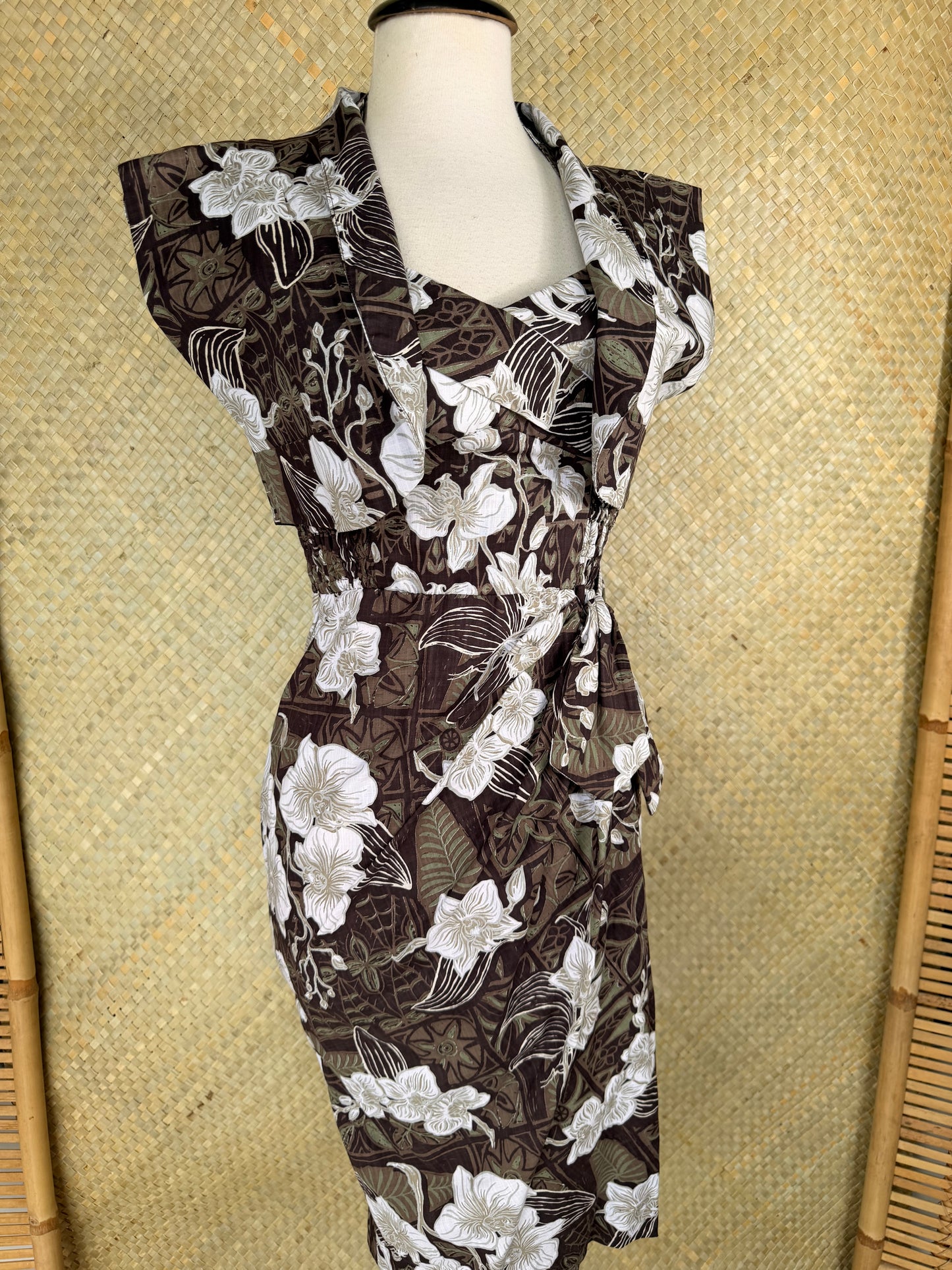 Lorelei's Vintage-Bali Hai Bolero- The Royal Orchid Collection- Coconut