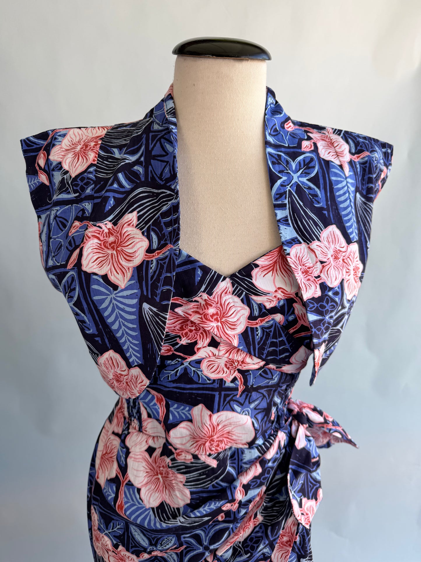 Lorelei's Vintage- Bali Hai Bolero-The Royal Orchid Collection- Pink Shell