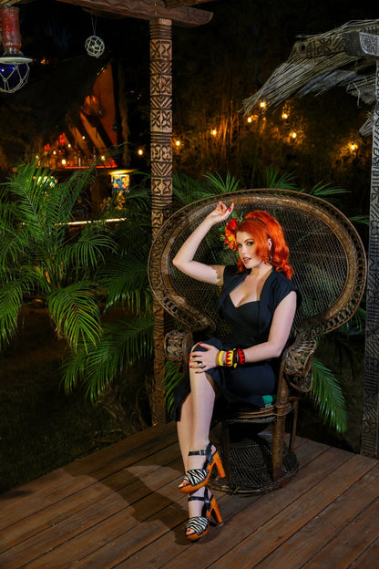 Bali Hai Bolero- Jet Black - Lorelei's Vintage