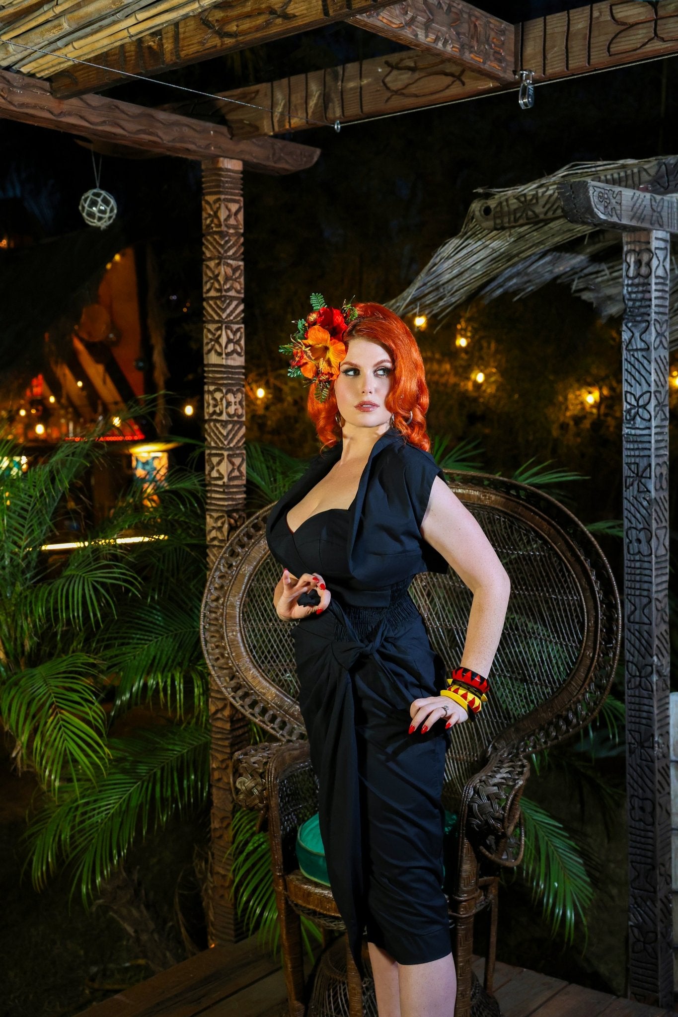 Bali Hai Bolero- Jet Black - Lorelei's Vintage