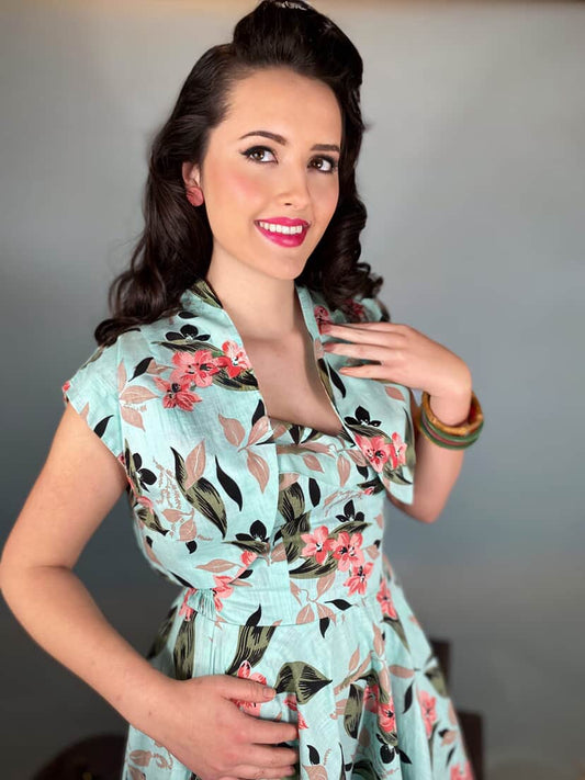 Bali Hai Bolero Shrug - Bamboo Garden - Lorelei's Vintage