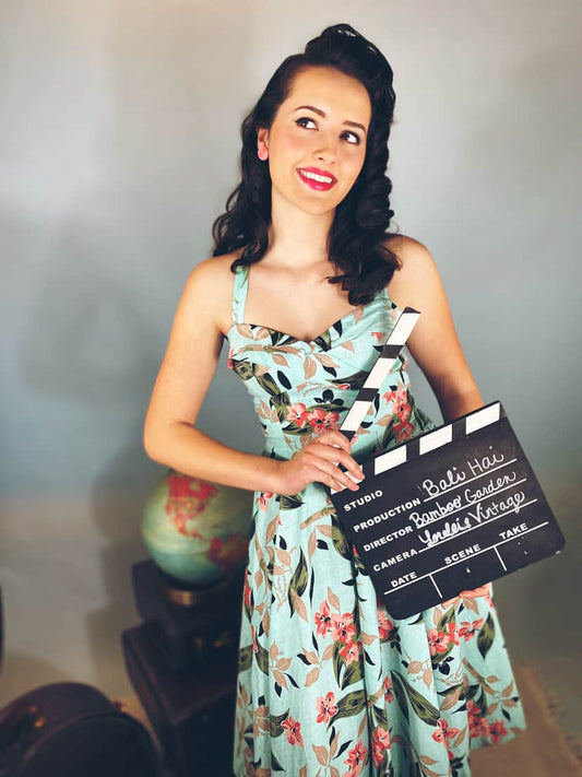 Bali Hai Dress - Bamboo Garden - Lorelei's Vintage
