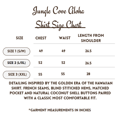 Jungle Cove Aloha Shirt - Modern Tiki - Lorelei's Vintage