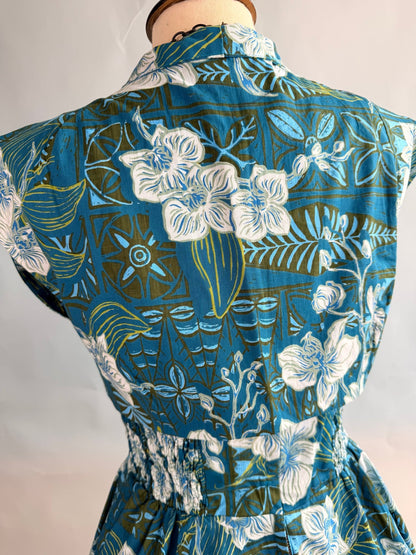 Lorelei's Vintage-Bali Hai Bolero- The Royal Orchid Collection- Lagoon - Lorelei's Vintage