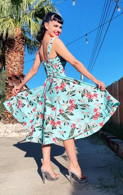 Lorelei’s Vintage Bali Hai Dress – Bamboo Garden - Lorelei's Vintage
