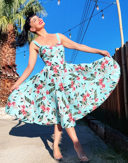 Lorelei’s Vintage Bali Hai Dress – Bamboo Garden - Lorelei's Vintage
