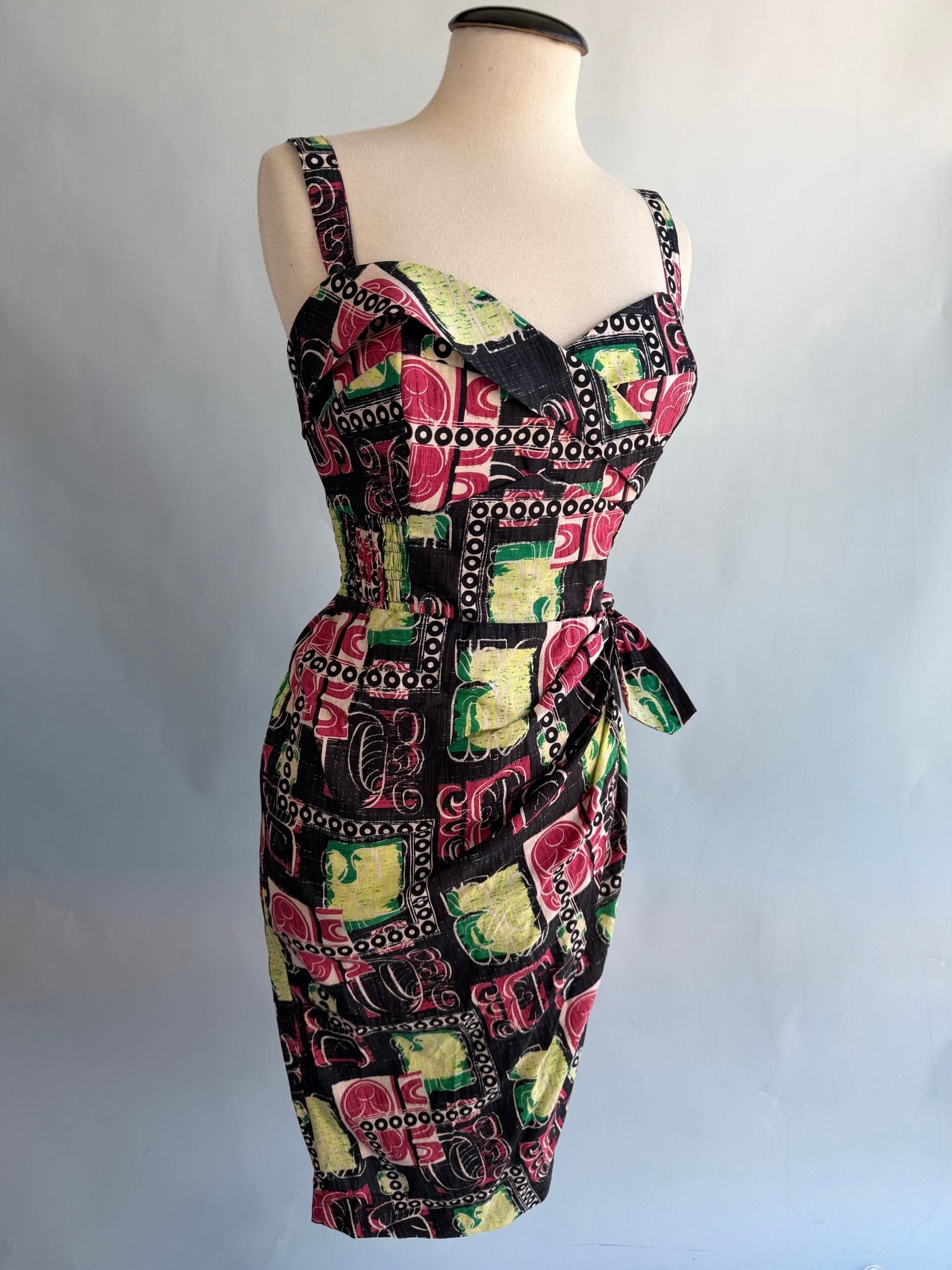 Lorelei's Vintage Bali Hai Sarong Dress- Modern Tiki - Lorelei's Vintage