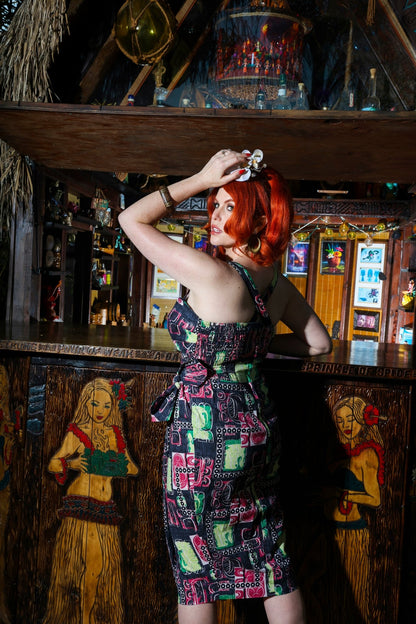 Lorelei's Vintage Bali Hai Sarong Dress- Modern Tiki - Lorelei's Vintage