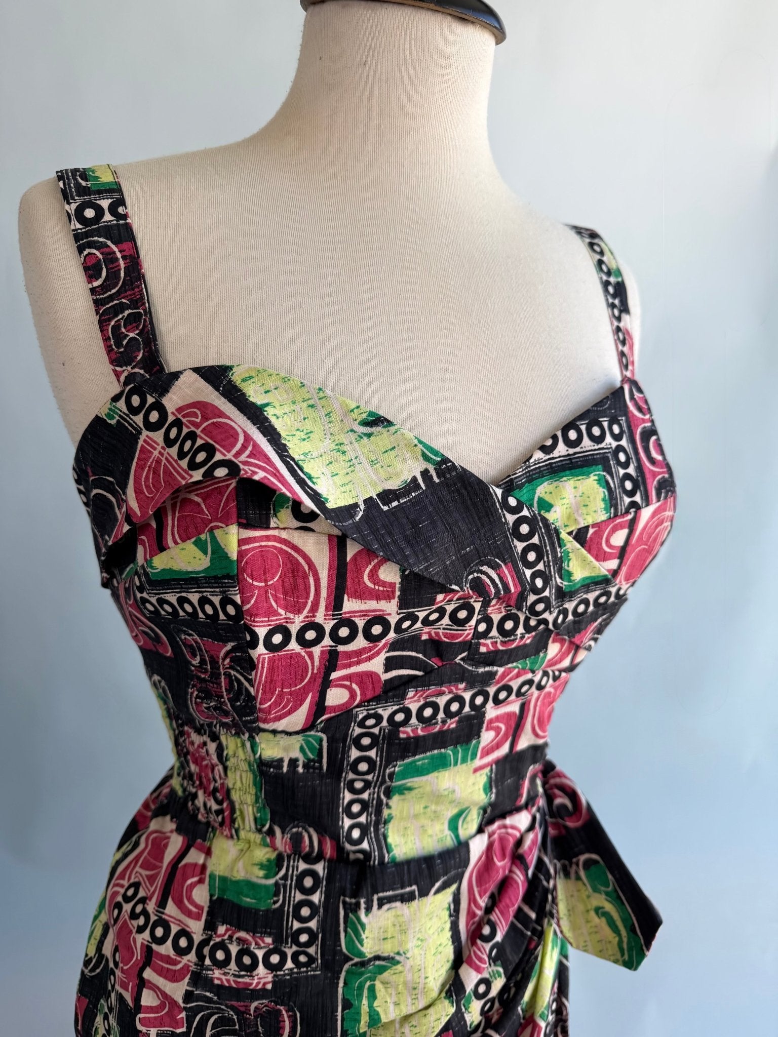 Lorelei's Vintage Bali Hai Sarong Dress- Modern Tiki - Lorelei's Vintage