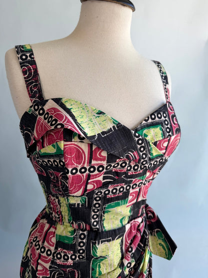 Lorelei's Vintage Bali Hai Sarong Dress- Modern Tiki - Lorelei's Vintage