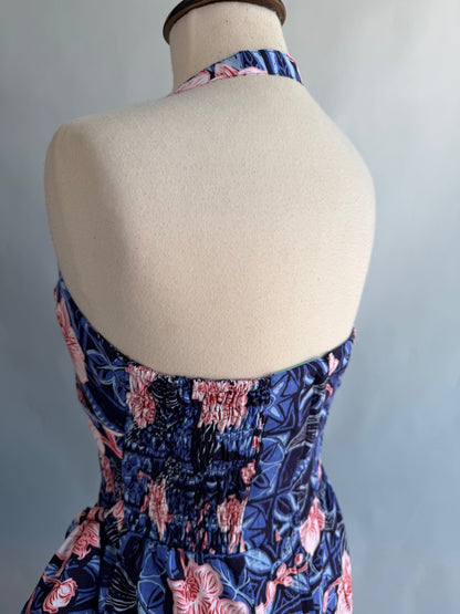 Lorelei's Vintage- Bali Hai Sarong Dress- The Royal Orchid Collection -Pink Shell - Lorelei's Vintage