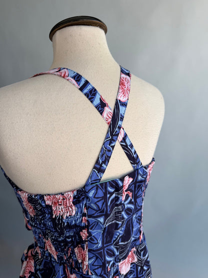 Lorelei's Vintage- Bali Hai Sarong Dress- The Royal Orchid Collection -Pink Shell - Lorelei's Vintage