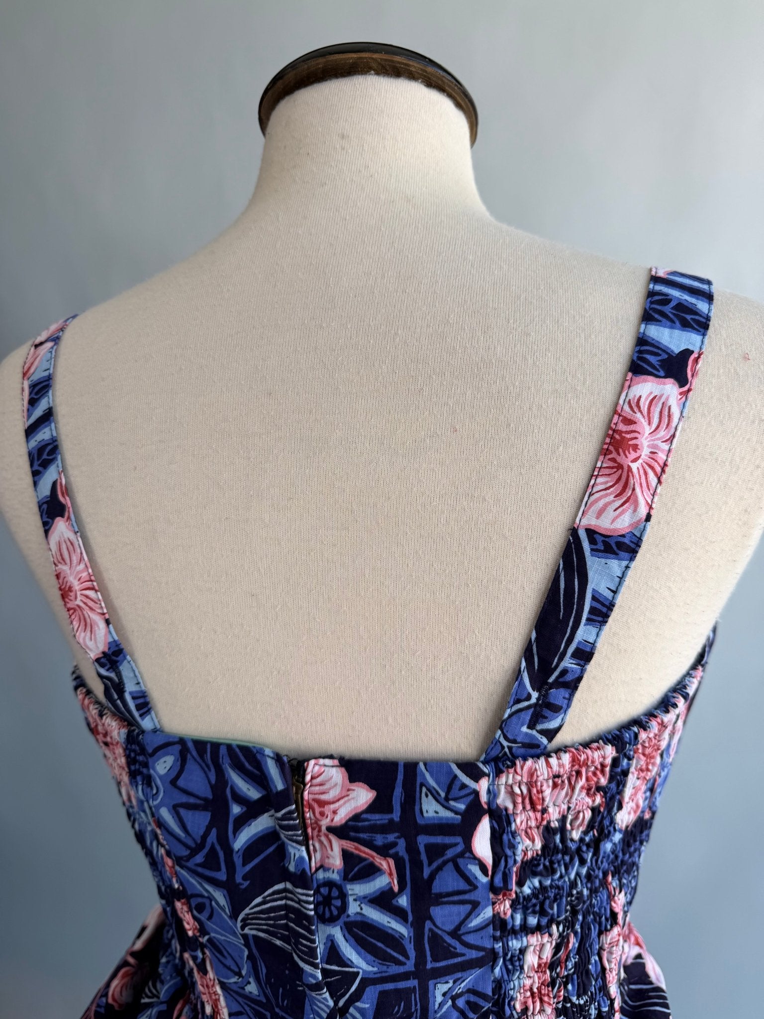 Lorelei's Vintage- Bali Hai Sarong Dress- The Royal Orchid Collection -Pink Shell - Lorelei's Vintage