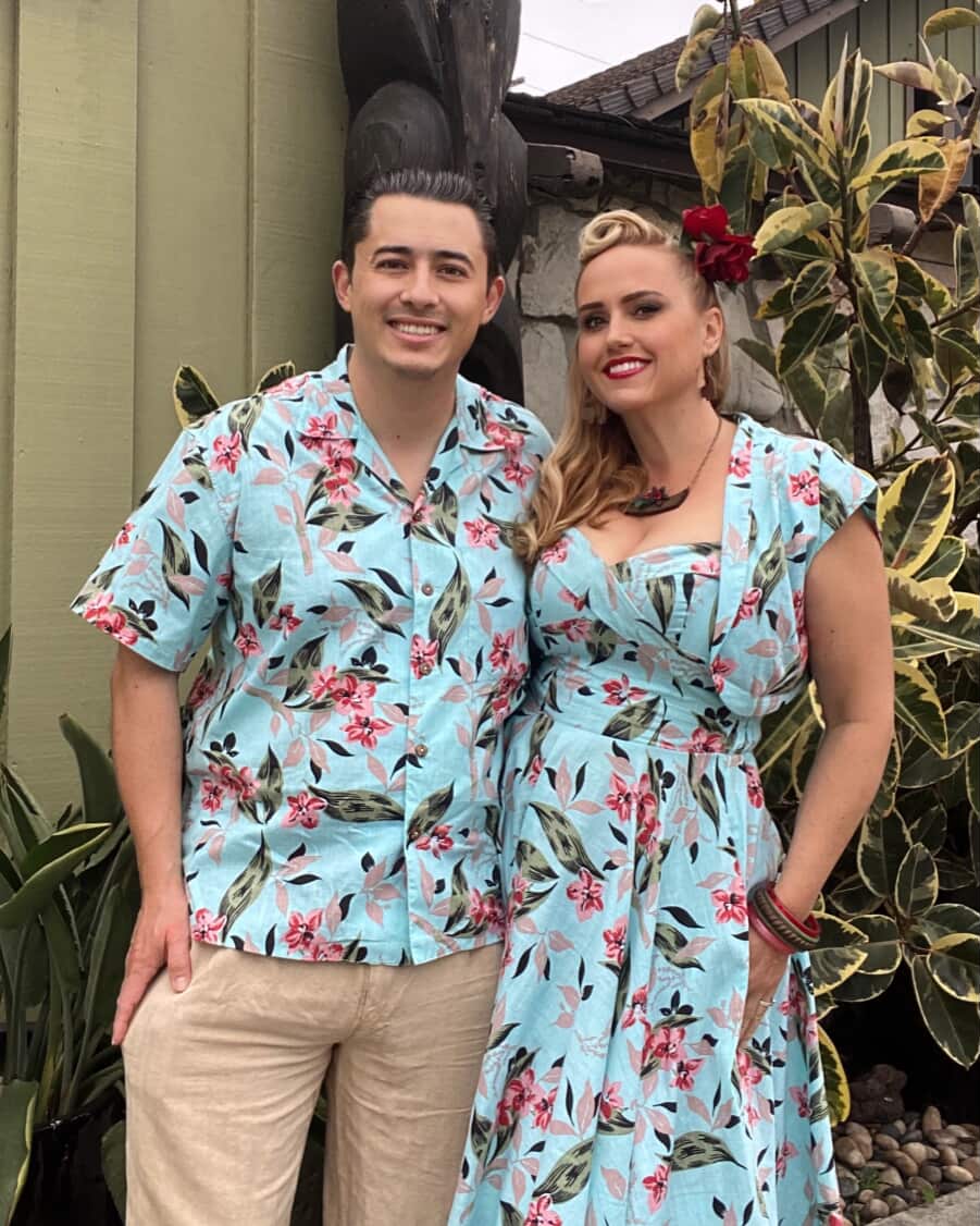 Lorelei’s Vintage Jungle Cove Aloha Shirt – Bamboo Garden - Lorelei's Vintage