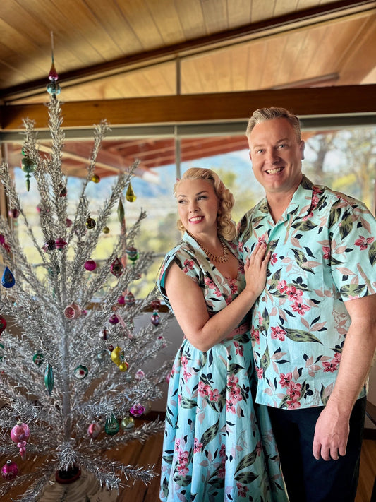 Lorelei’s Vintage Jungle Cove Aloha Shirt – Men’s Tiki Hawaiian Shirt – Bamboo Garden - Lorelei's Vintage