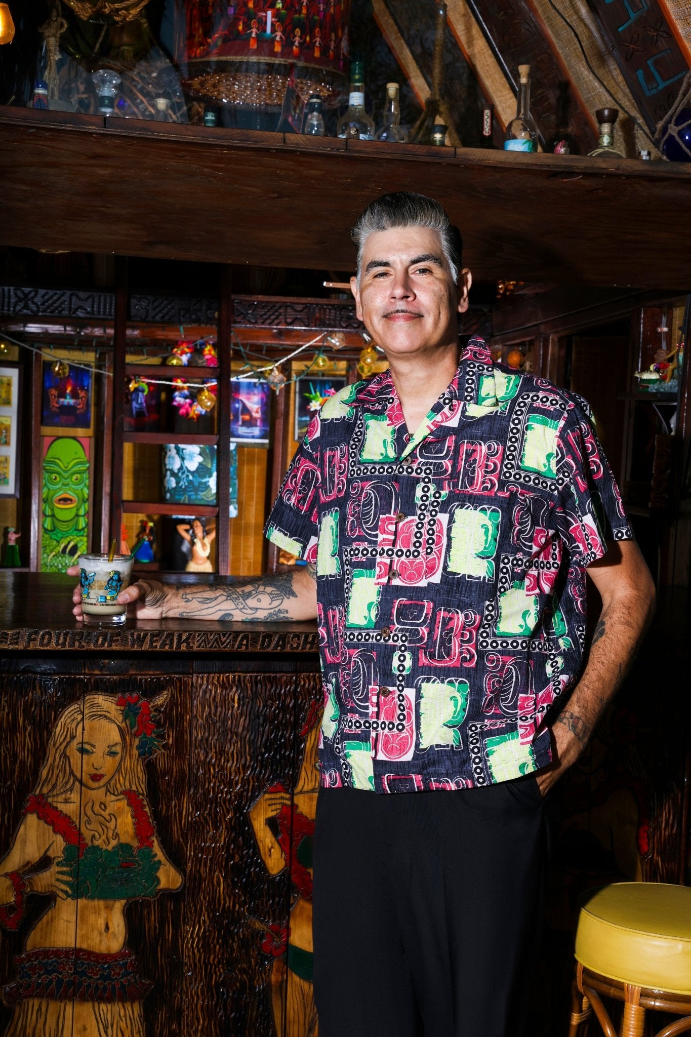 Lorelei’s Vintage Jungle Cove Aloha Shirt – Modern Tiki - Lorelei's Vintage